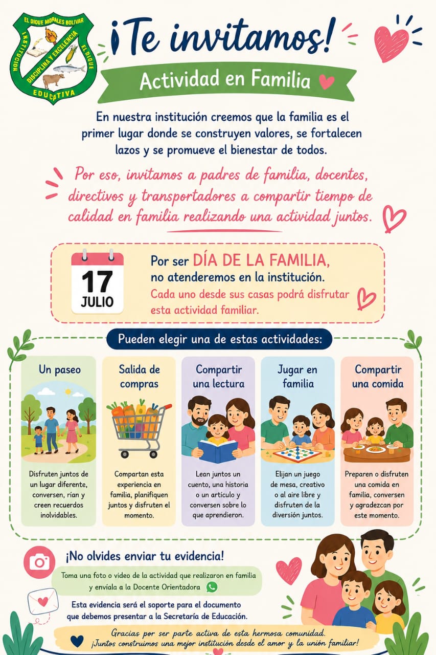 Día de la Familia – Jornada Institucional en Casa 2026